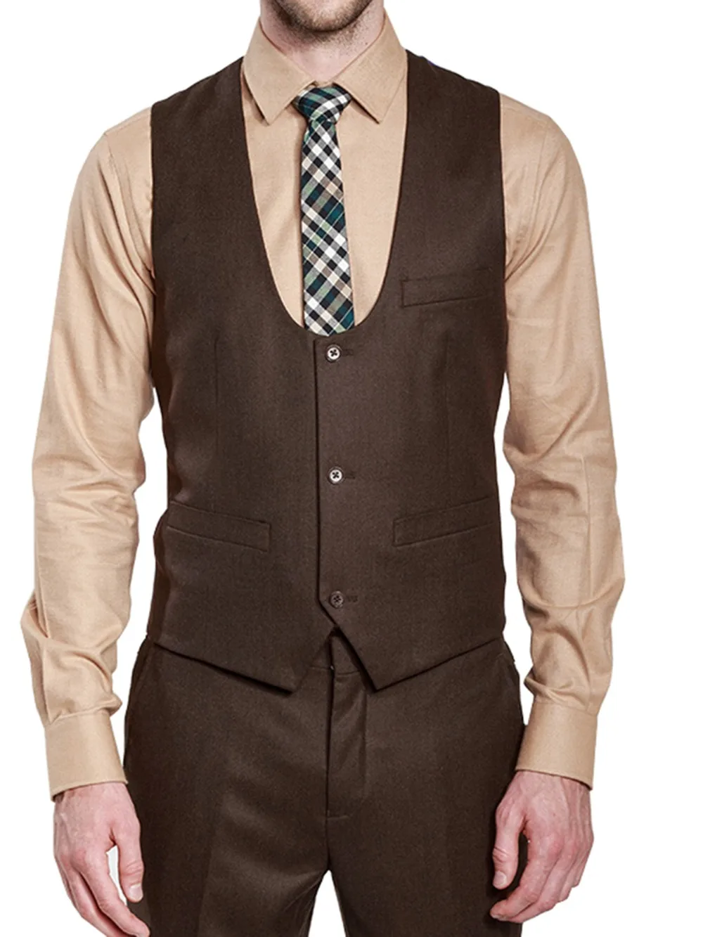 

HCF by Air 2019 Men Suit Dress Vests Fashion Sleeveless Men Business Formal Blazer Tops Slim Fit Men Waistcoat