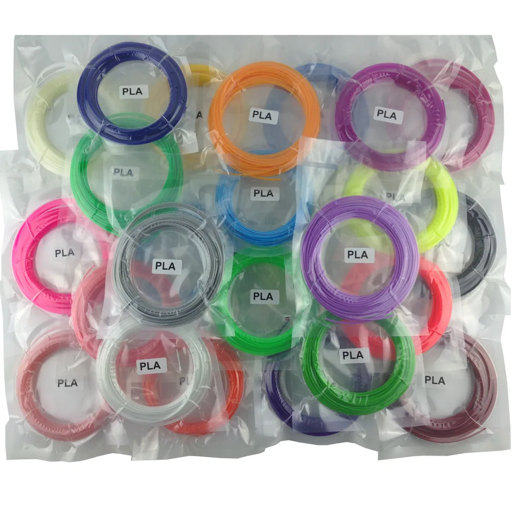 Optional 10 Or 20 Color/Set 3D Pen Filament ABS/PLA 1.75mm Plastic Rubber Material For Printer Color Random | Компьютеры и офис