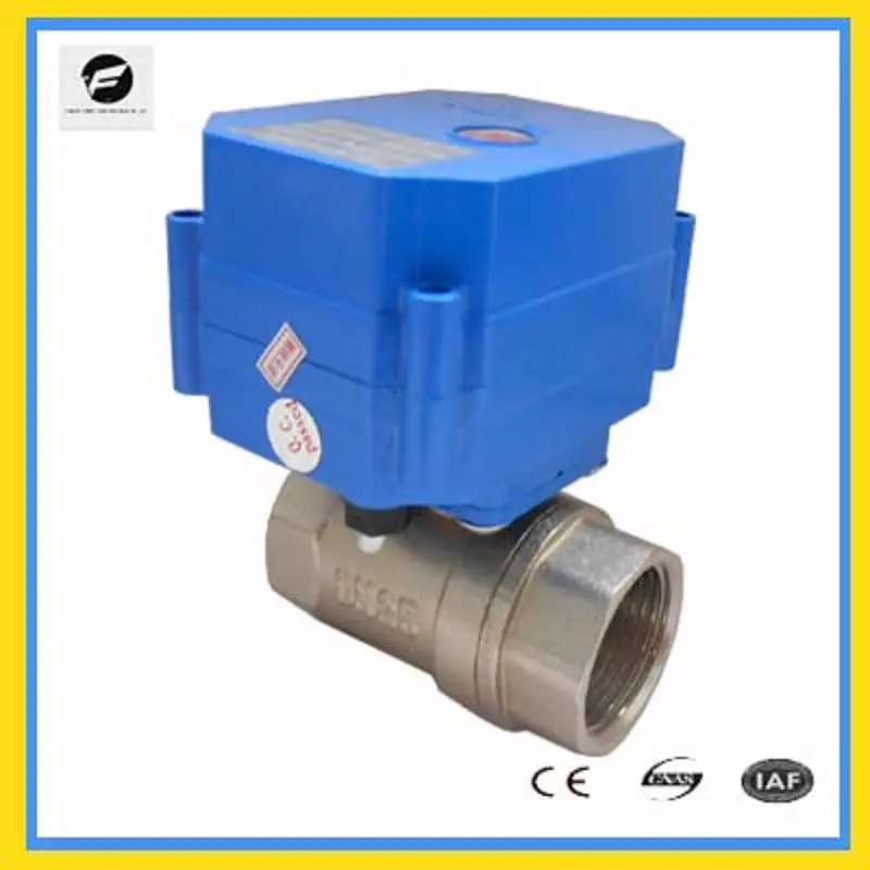 Двухходовой женский клапан из нержавеющей стали SS304 с полным портом BSP NPT DN8 DN15 DN20