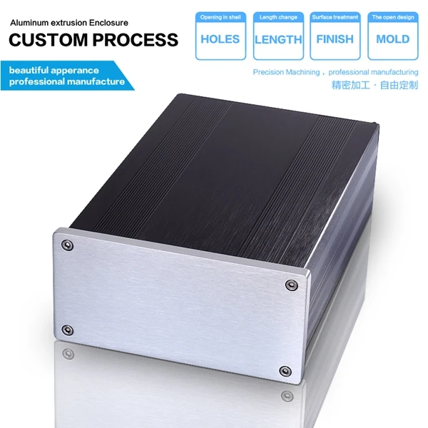 DIY custom 145*68*220mm(WxH-D) aluminum power audio amplifier | Connectors