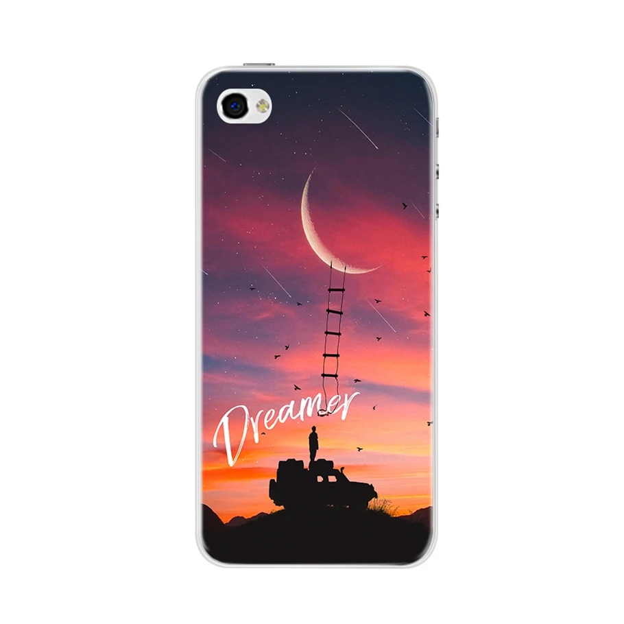 Абрикосовый Чехол для Apple iphone 5s se 4s 4, чехол для iphone 5s 6 6 S, чехол для телефона, мягкий силиконовый чехол с котом, милый чехол для iphone 5s 5 - Цвет: Абрикосовый