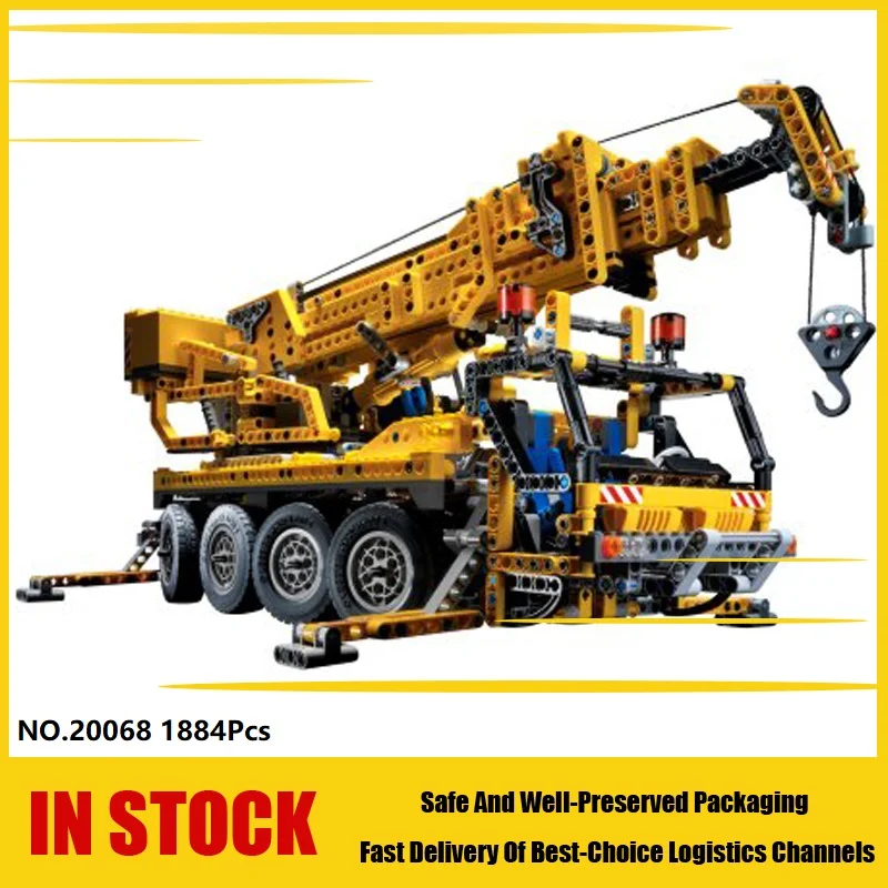 20068 Technic механические серии классический кран развивающие строительные блоки