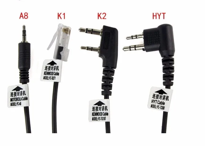 free ship. 1pc. 4 in 1 USB Programming Cable Adapter for KENWOOD Moto.rola Walkie Talkie HYT BAOFENG PUXING Radio J150 |