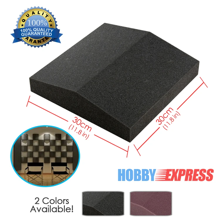

Arrowzoom Insulation Bar Acoustic Panel Sound Absorption Studio Soundproof Foam 11.8 x 11.8 x 2.9" 2 Colors KK1042