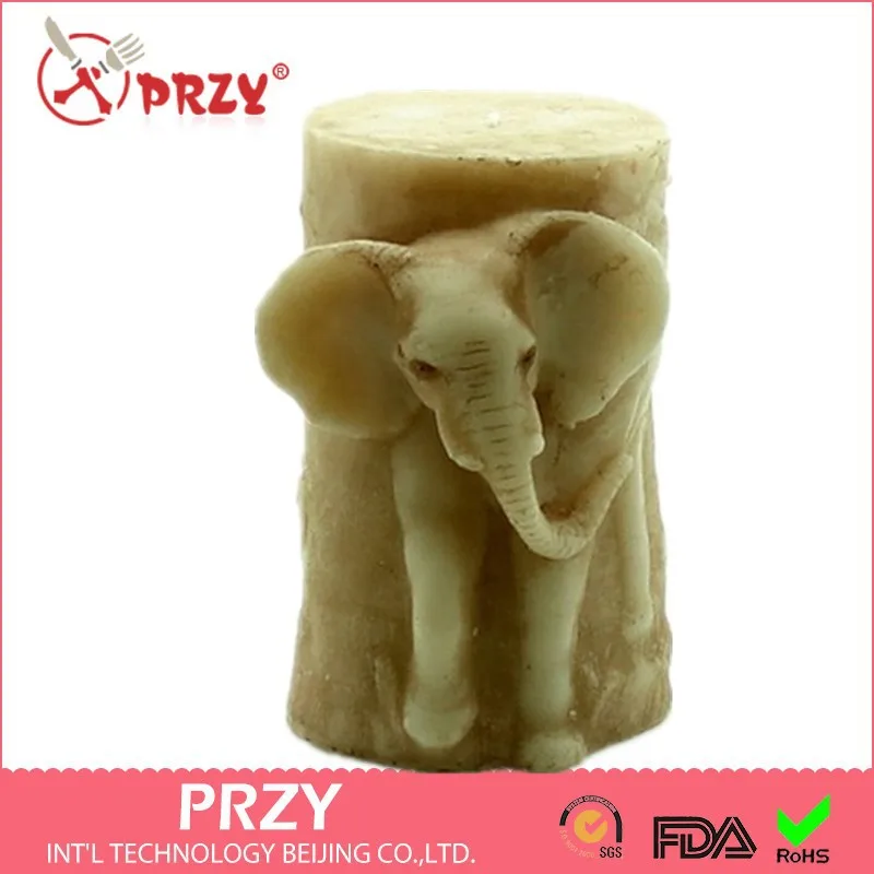 Силиконовая форма в виде свечи шоколада от торта для свадьбы 3D форме слона мыла