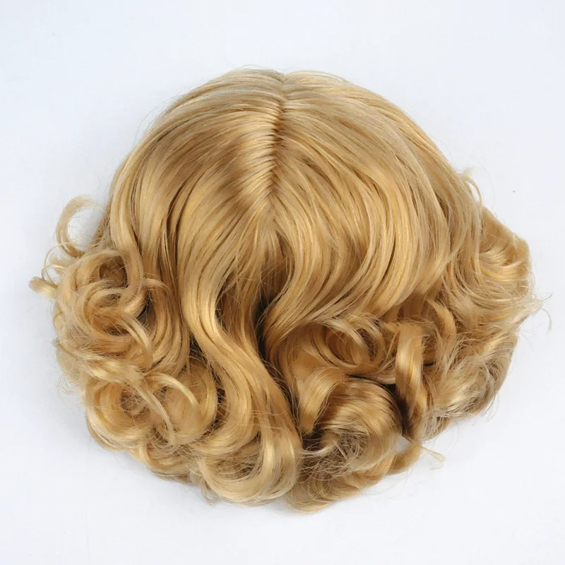 Blyth кукла волнистые вьющиеся волосы парик для 1/6 скальп RBL светлые куклы