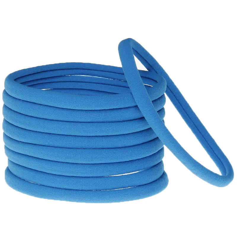8blue Nishine 50 шт./лот эластичная нейлоновая повязка на голову для маленьких девочек аксессуары для волос DIY повязка на голову для детей модный головной убор - Цвет: 8blue