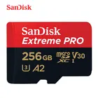 Карта памяти microsd SanDisk Extreme PRO, 256 ГБ, UHS-I ГБ, 512 ГБ, 64 ГБ, TF-карта, 170, МБс., класс 10, U3, V30, A2