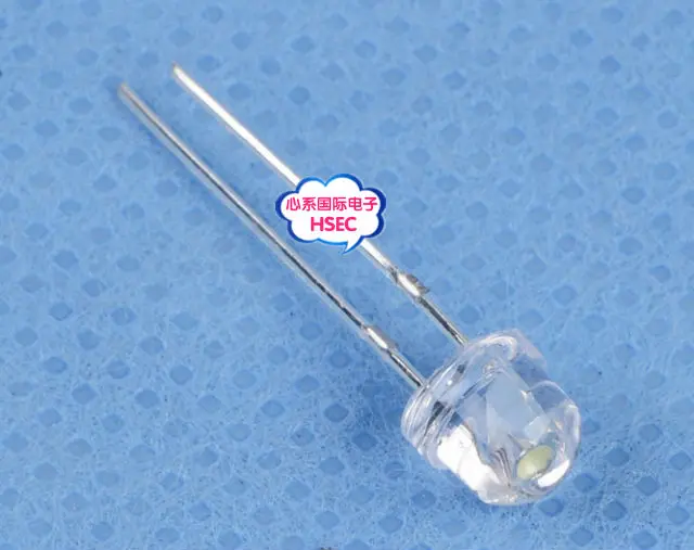 1000 шт. 5 мм (4 8 мм) светодиодсветодиодный соломенная шляпа синие светоизлучающие