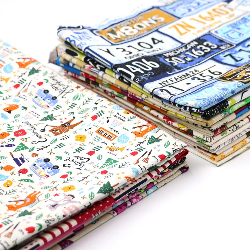 Рубиом (50х150см/штука) Распечатанный дизайн хлопчатобумажной ткани для самостоятельного шитья пэчворк подушка шторы материал для домашнего декора ткань.