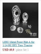 1 пара LESU узкие резиновые шины C 1/14 RC DIY автомобиль тягач Tmy модель часть TH02597