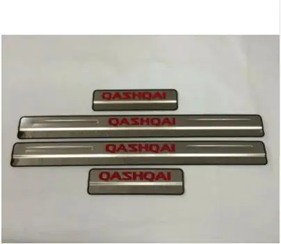 Автомобильные аксессуары для Nissan Qashqai пороги J11 Потертость нержавеющая сталь