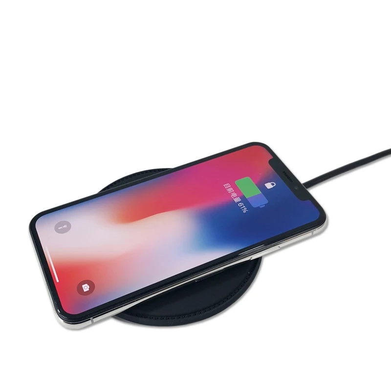 Мобильный телефон ци Беспроводной Зарядное устройство для iPhone X/8/8 плюс быстрая
