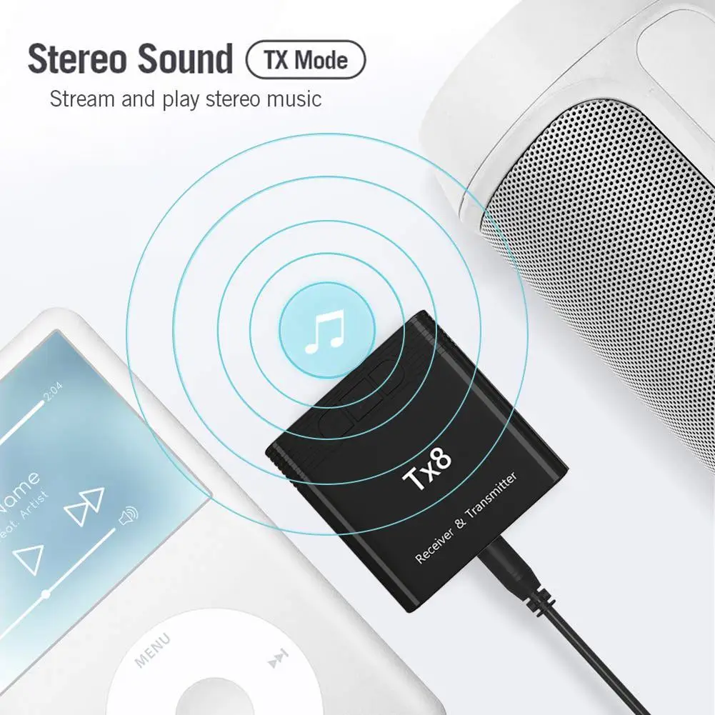 Bluetooth 5 0 аудио передатчик 2 в 1 приемник с поддержкой BT