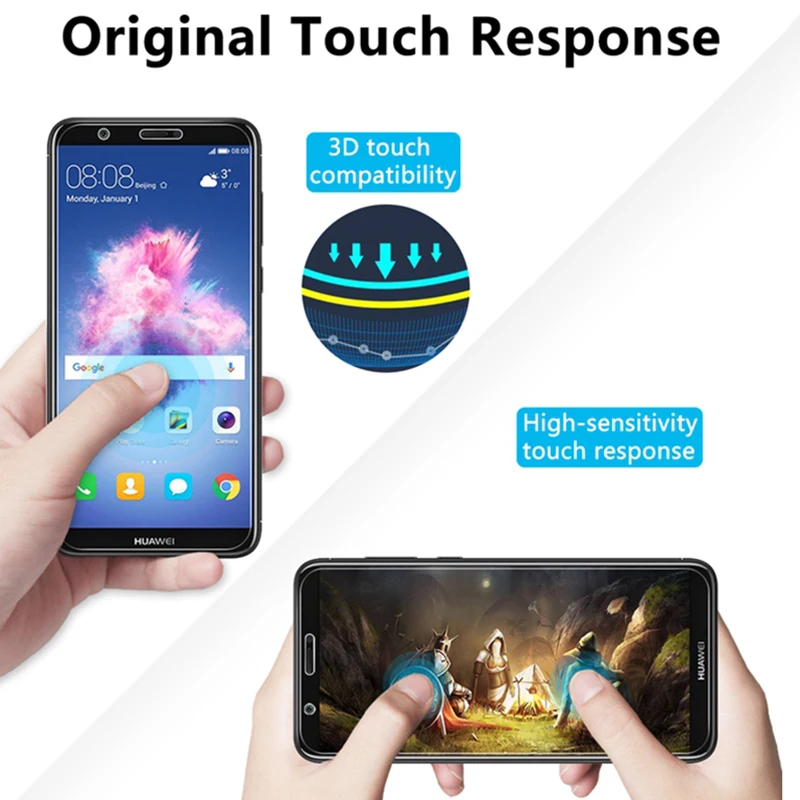 For huawei p 20 lite glass p9 mini p7 10 p8 p20 light pro plus 9 smart protective Screen Protect Tempered Glas | Мобильные телефоны