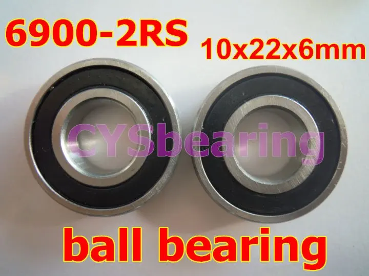 Радиальный шарикоподшипник с глубоким желобом из нержавеющей стали 440 SS6900 S6900 2RS