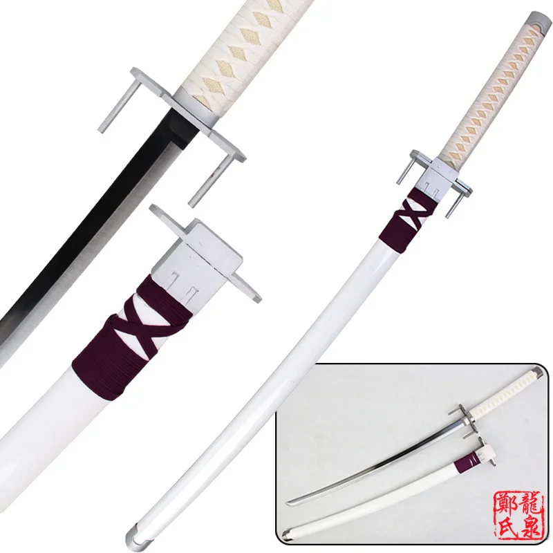 

Free Shipping 41 Inch Kill La Kill Satsuki Katana (Bakuzan) Replica Real Steel Sword Cosplay Props White Supply-No Sharp