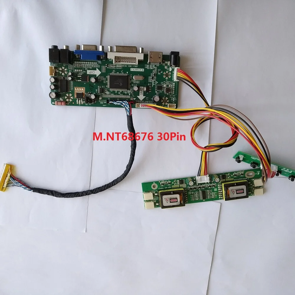 Комплект для платы контроллера M170EG01 V6 1280X1024 17 &quotдрайвер VGA DVI экран панели M.NT68676 DIY