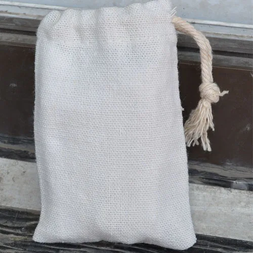 

Small Cotton Jewelry Gift Pouches 5x7cm 7x9cm(2.75"x3.5") pack of 50 essential oil Sack Earring Ring Stud Drawstring Bags