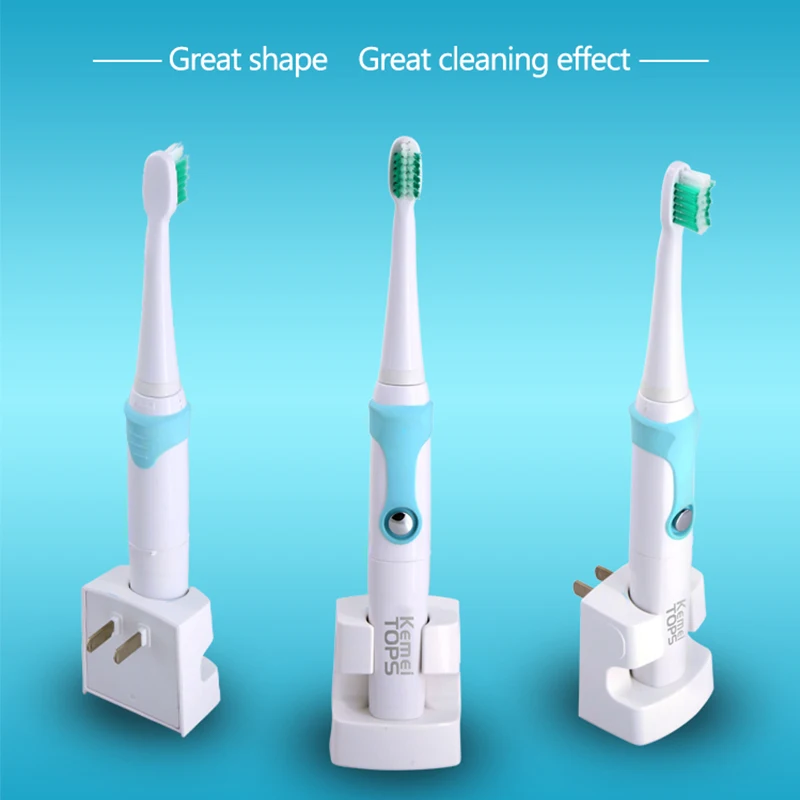 Kemei 360 Degrees Chargeable Electric Toothbrush Ultrasonic Whitening Teeth 30000/SEC Professional Protection Brush 907 | Бытовая