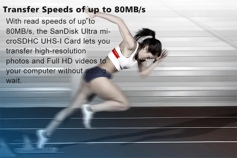Карта памяти SanDisk 80 МБ/с./с, 32 ГБ, класс 10, 64 ГБ, 32 ГБ, 16 ГБ, Ultra SDHC, SDXC, UHS-I, класс 10, 32 ГБ, TF, micro SD карта