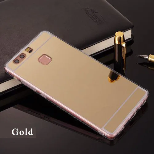 Чехлы для Huawei Honor 6A ТПУ зеркальный чехол P8 P9 Lite 2017 P10 тонкий с полным покрытием 7X 7 6X