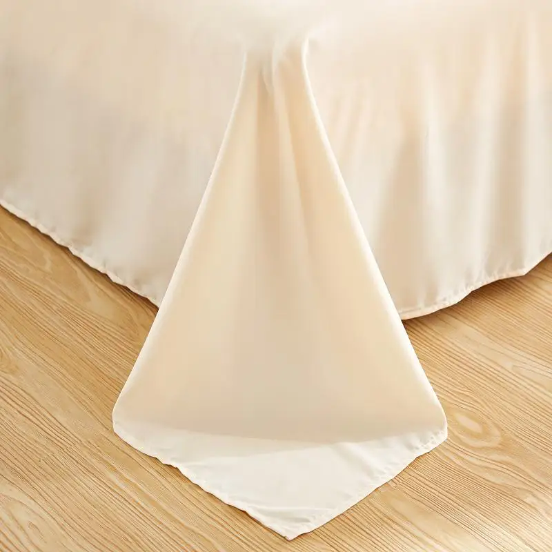 Домашний текстиль молочно-белый серый сплошной Цвет постельного белья 3/4 шт.