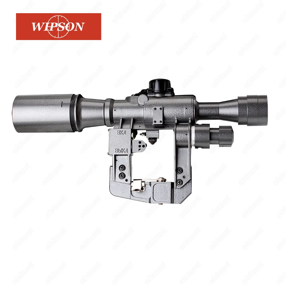 WIPSON Тактический POS 6X36-1 с красной подсветкой SVD AK прицел снайперской винтовки охотничий прицел