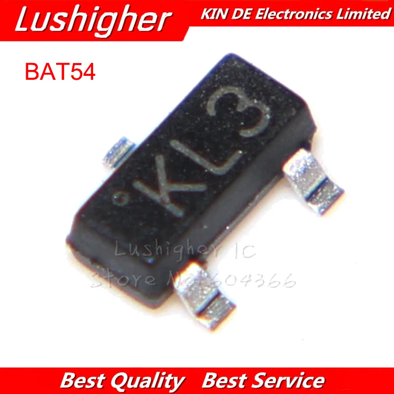 100 шт. BAT54 KL3 SOT23 BAT54C SMD диод Шоттки оригинальный
