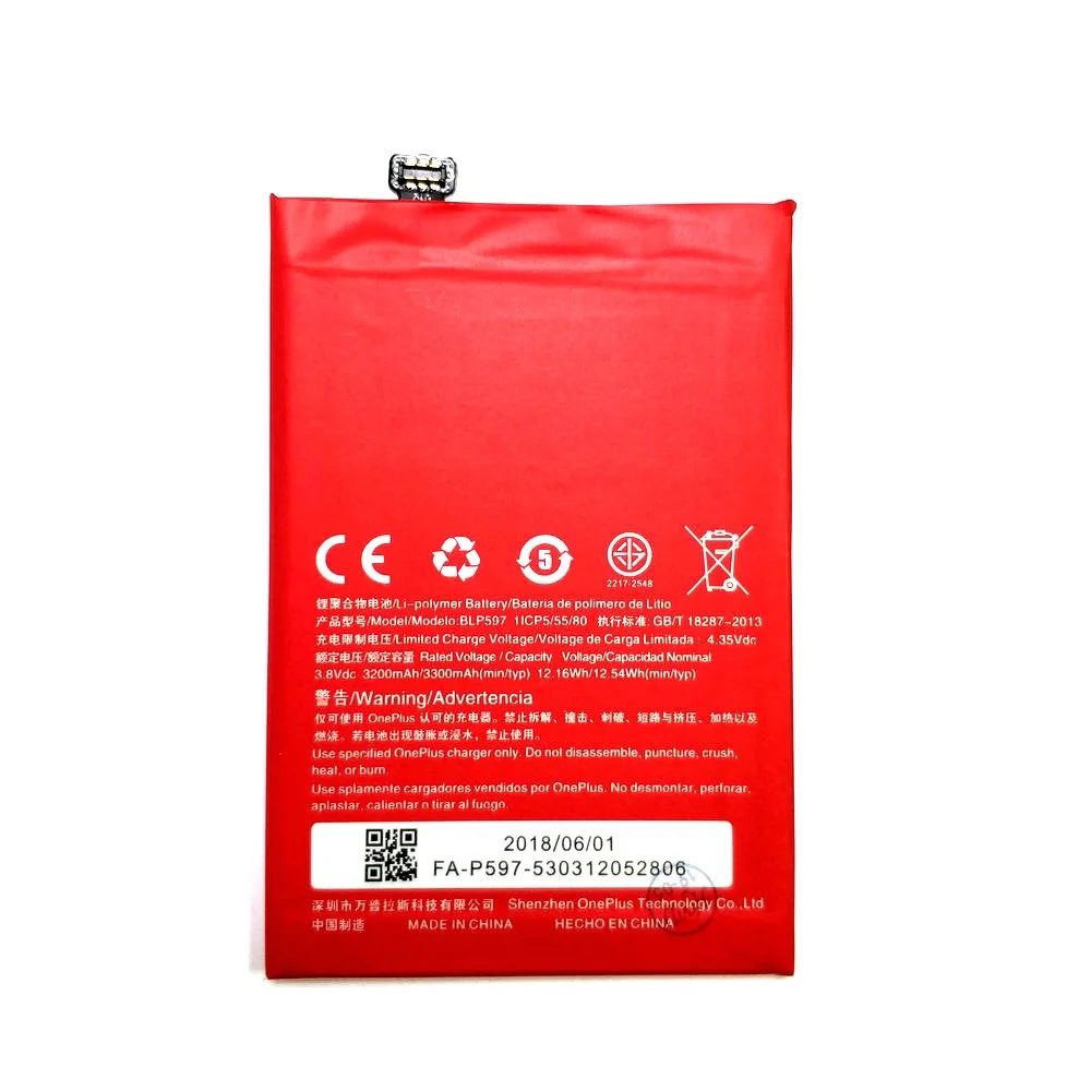 Oneplus two 100% оригинал 3200 мАч BLP597 батарея + отвертка инструменты для One Plus 2 Код