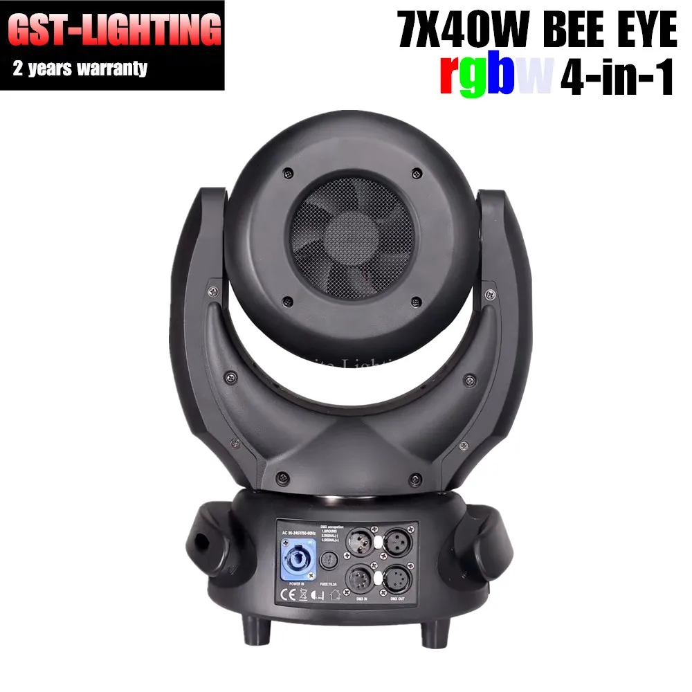 Бесплатная доставка 2 шт./лот Sharpy mini bee eye movinghead 7 шт. 40 Вт 4в1 rgbw wash stage light|Эффект