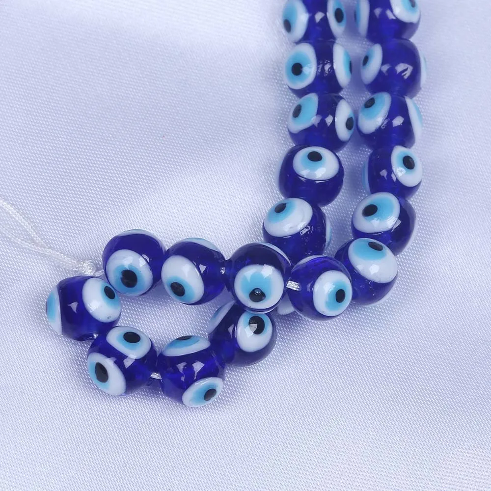 Новый модный простой религиозный Шарм сглаза с синими бусинами браслет на удачу