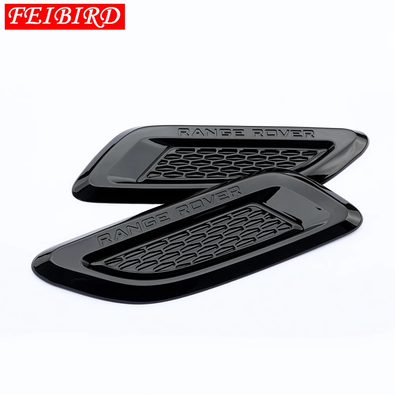Engine hood air gills outlet vent cover trim sticker for range rover evoque freelander 2 discovery 4 sport accessories | Автомобили и