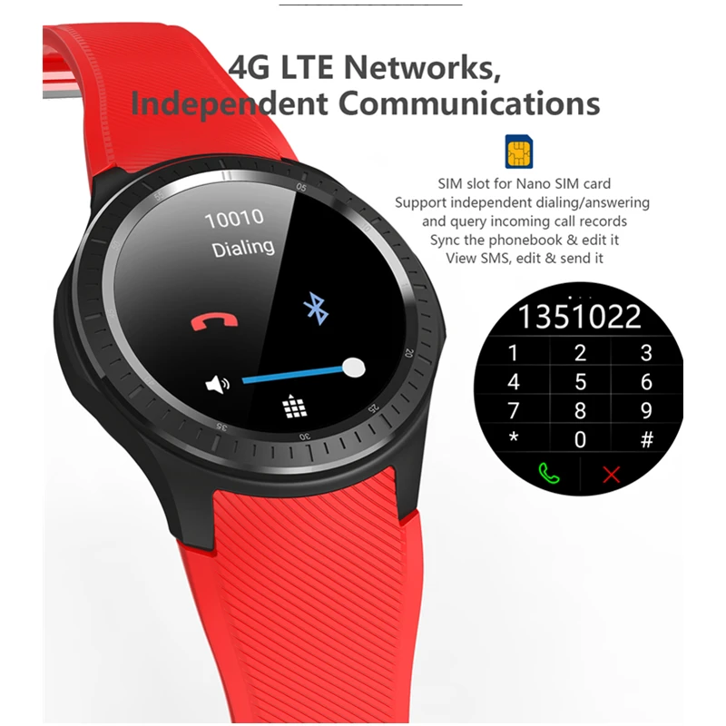 Andriod смарт часы DM368 плюс Поддержка WI FI 4G gps Bluetooth гаджет с монитором и датчиком