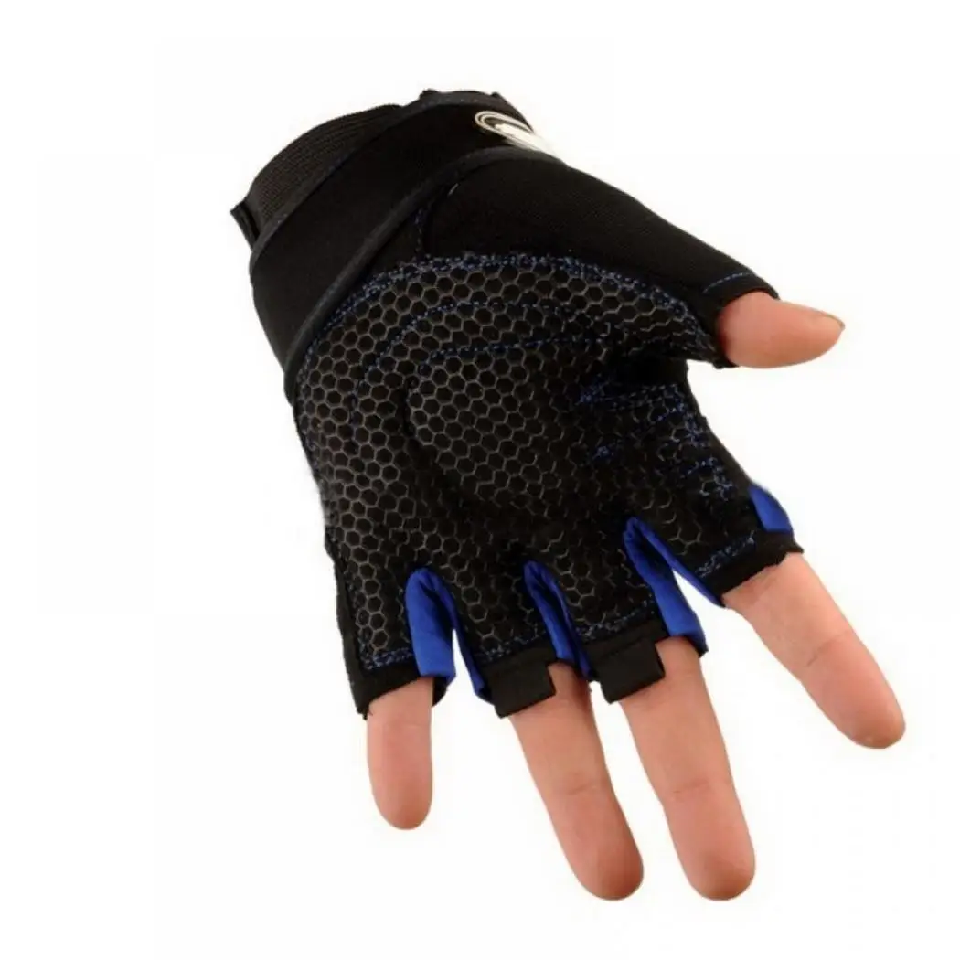 Navy Blue Новые перчатки для тренажерного зала, тяжелая спортивная обувь, перчатки для тяжелой атлетики, бодибилдинг, тренировка, спорт, фитнес-перчатки, M-L-XL - Цвет: Navy Blue