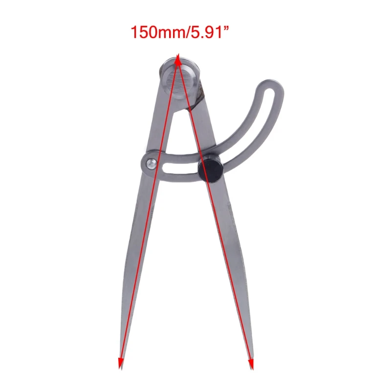 

NEW 150mm Locking Wing Divider Distant Measuring Gauge Measure Layout Tool H15