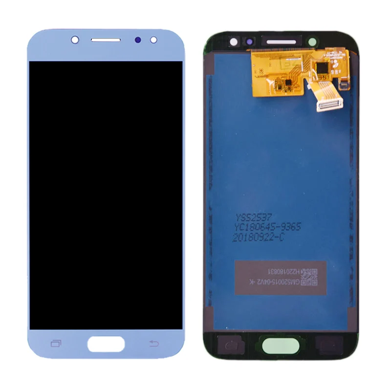 Light blue Регулируемая яркость 5," ЖК-для Samsung Galaxy J5 j530 J530F SM-J530F ЖК-экран с кодирующий преобразователь сенсорного экрана в сборе - Цвет: Light blue