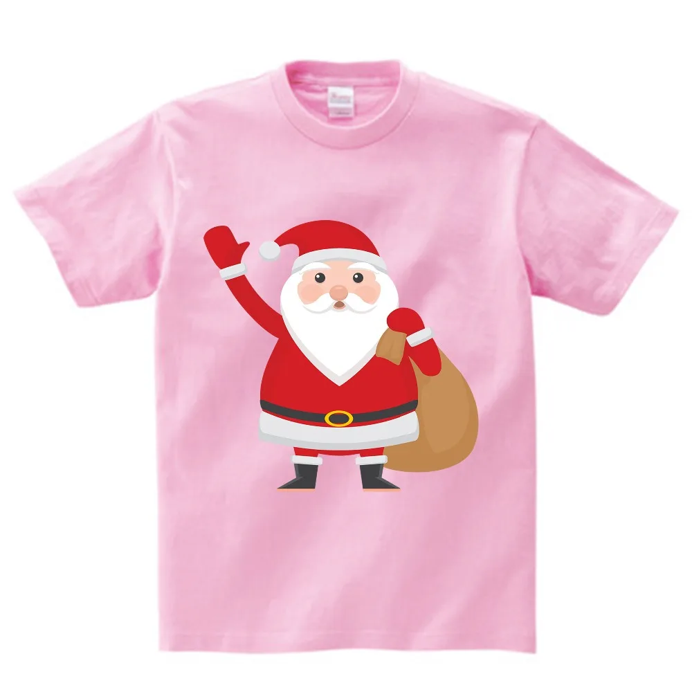 Футболка с Санта Клаусом детская забавная танцевальная Рождественская футболка