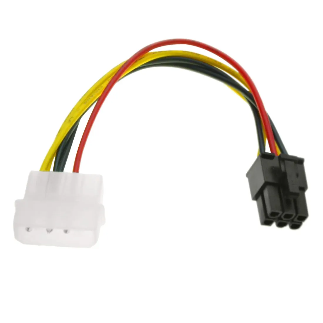 Видеокарта PCIE 20 см с 4 контактным разъемом Molex на 6 контактный PCI Express адаптер