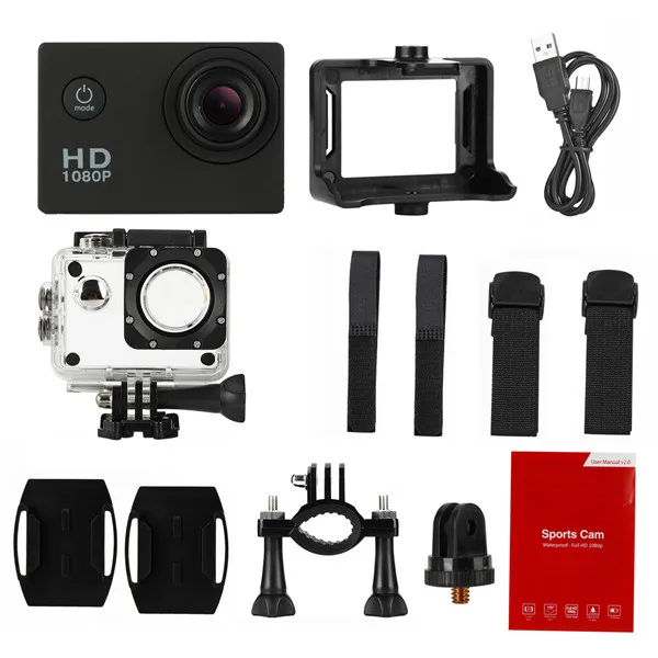 В наличии 2017 хит продаж миниатюрный водонепроницаемый спортивный рекордер