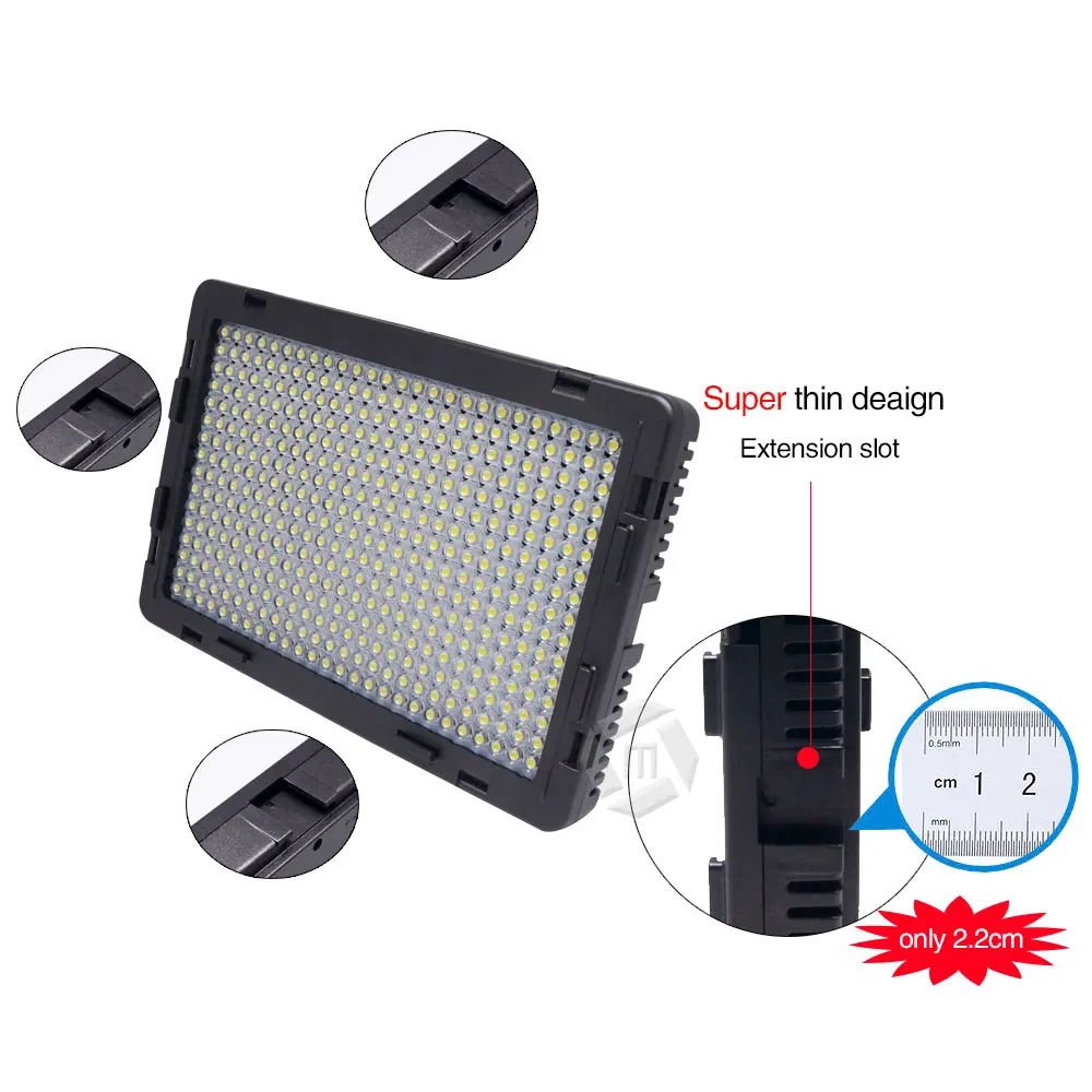 Светодиодное освещение Mcoplus LED-410A для цифровых зеркальных камер Canon Nikon Pentax Panasonic