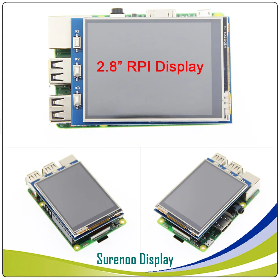 ЖК экран для Raspberry Pi GPIO 2 4/2 8 дюйма 320*240|ЖК-модули| |