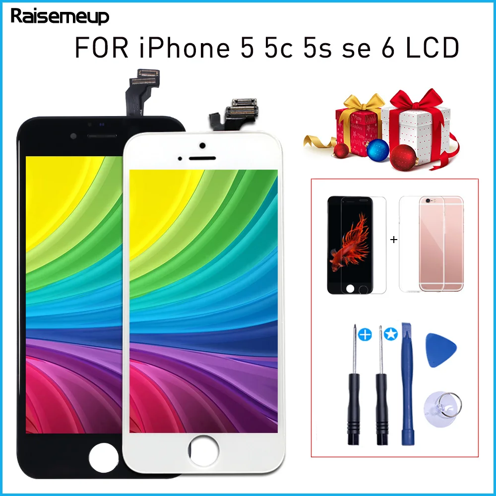 Качество AAAA для iPhone 6 5S 5 5c ЖК сенсорный экран в сборе Новый дисплей SE замена экрана