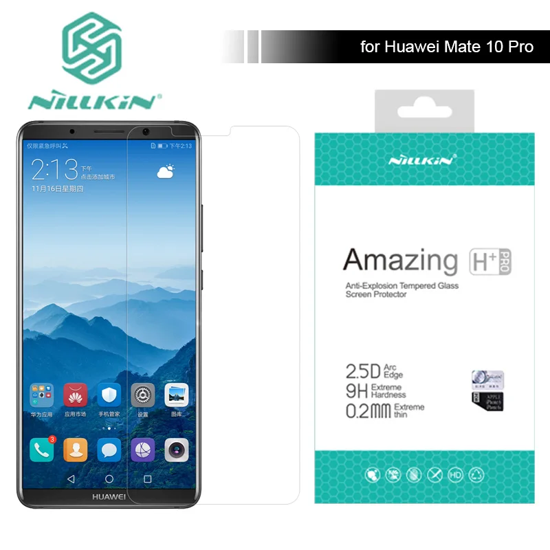 Для Huawei Mate 10 Pro защита экрана из закаленного стекла Nillkin 9H Amazing H + 0 2 мм от царапин
