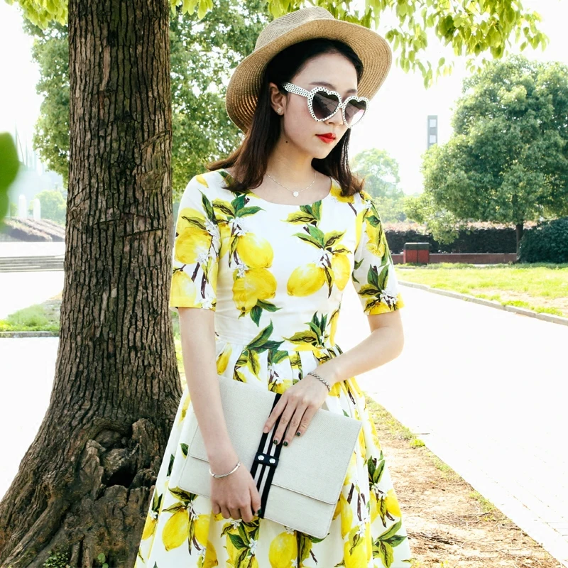 Женское винтажное платье выше колена плиссированное ТРАПЕЦИЕВИДНОЕ ПЛАТЬЕ с