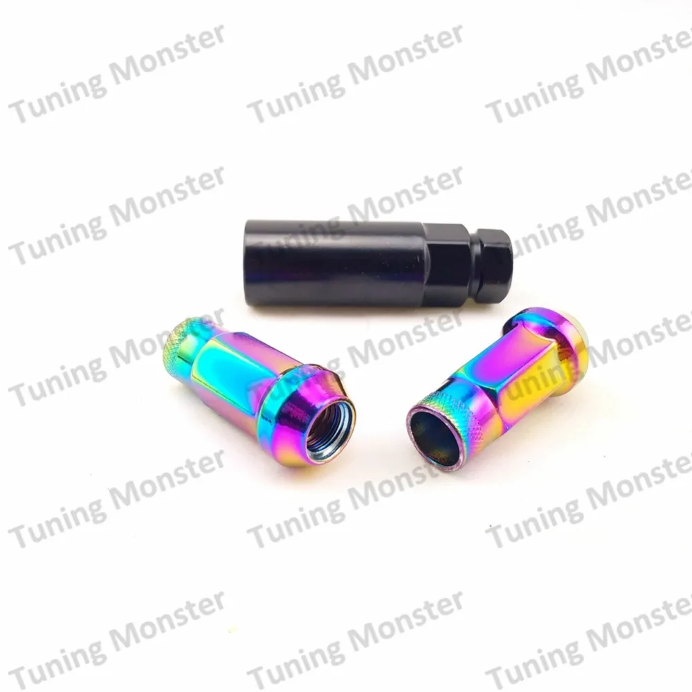 Регулировка Monster 20 шт. Muteki SR48 стальные гайки для колес длина 48 мм m12x1 5/m12x1 25 Neo Chrome|neo