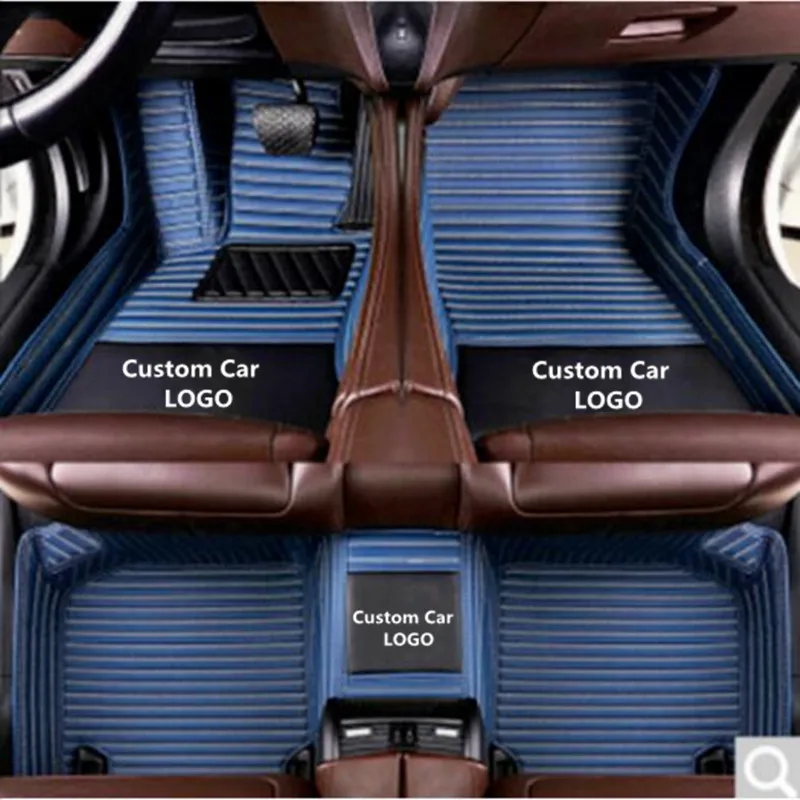 

For Accord 2004-2019 Car Floor Mats Front Rear Liner Waterproof Auto Mats For Custom LOGO Auto Foot Pads Automobile Carpet