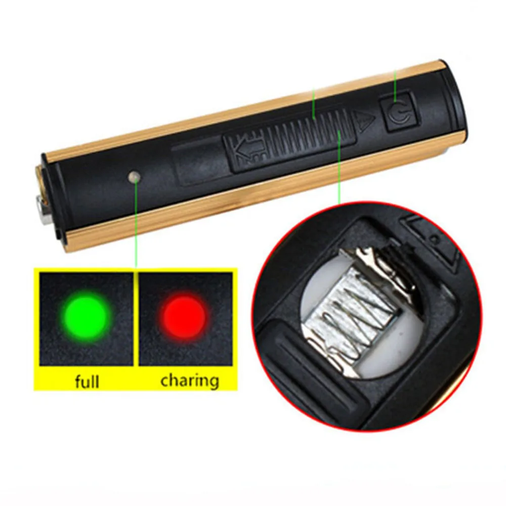 USB Перезаряжаемый маленький светодиодный фонарик с модная зажигалка 3 режима Карманный EDC светодиодный фонарик ламповая ручка портативное зарядное устройство в виде фонарика функция