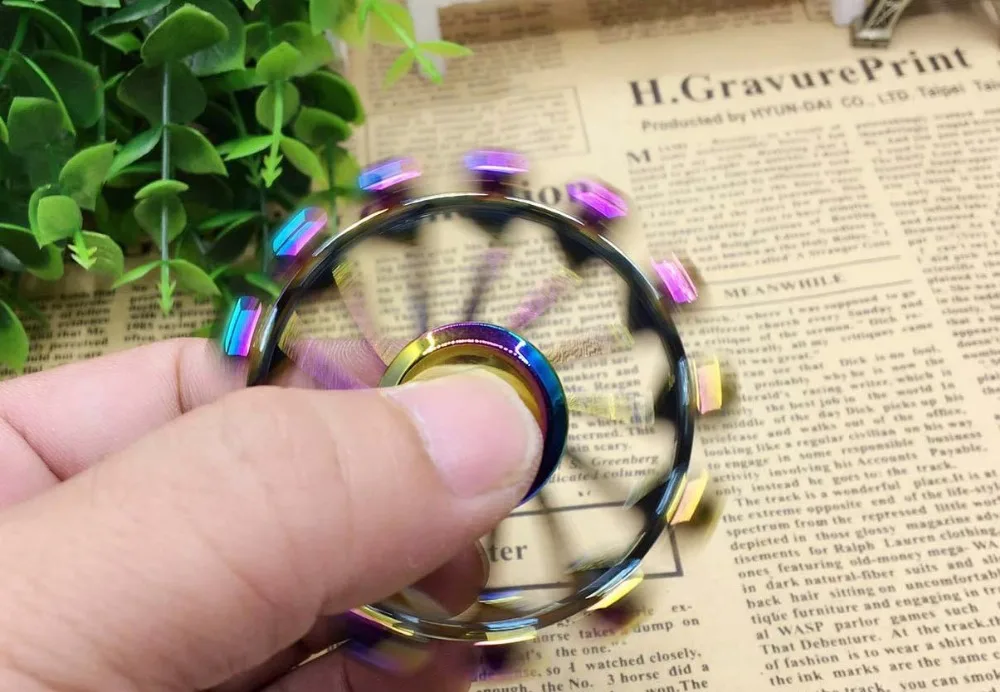 Колесо обозрения моды блесны металл Красочные Ручной гироскопа EDC Игрушечные
