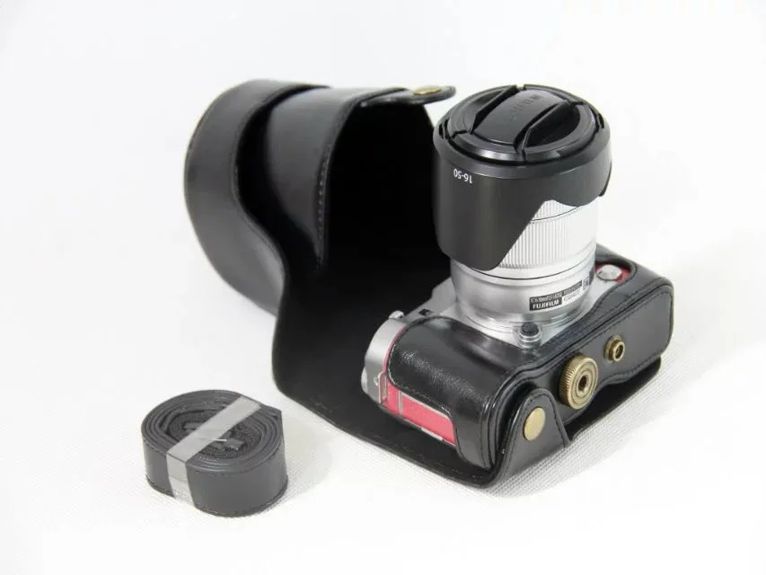 Камера из искусственной кожи чехол для Fujifilm Fuji XA3 X-A3 камера сумка с плечевым ремнем